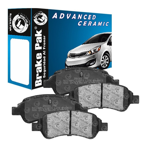 Pastillas De Freno Brakepak Peugeot 206