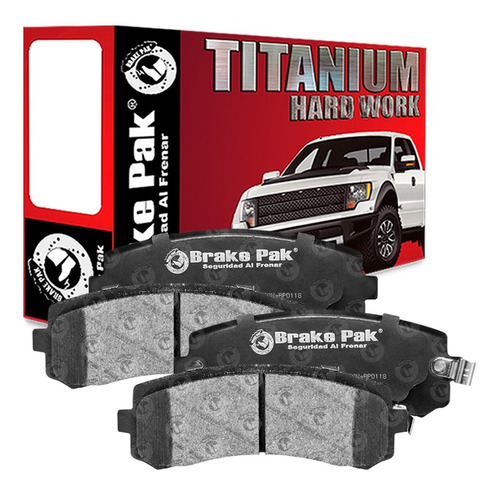 Pastillas De Freno Brakepak Nissan New Patrol 4.8 Grx