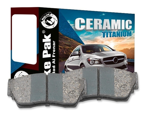 Pastillas De Freno Brakepak Nissan Sentra B13 Nx 91 - 95 Del