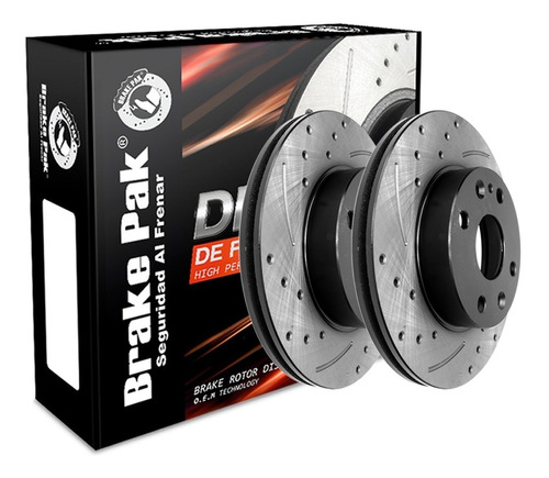 Disco De Freno Brakepak Mazda Alegro - - Precio X Par
