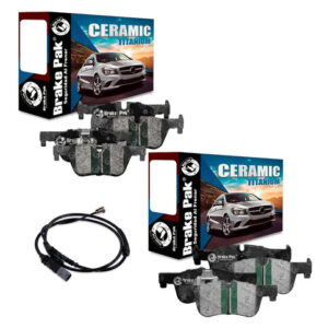 Combo Pastillas Y Sensor De Freno Brakepak Bmw 318