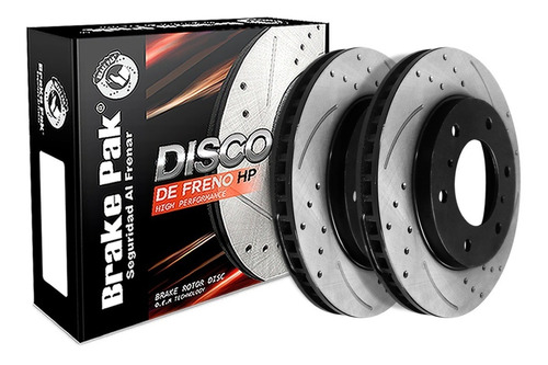 Disco De Freno Brakepak Mitsubishi L200 Sportero 2.5-3.2