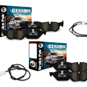 Combo Pastillas Y Sensores De Freno Brakepak Bmw 318 I