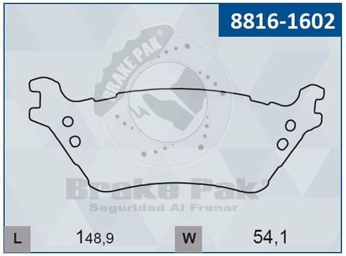Pastillas De Freno Brakepak Ford F150