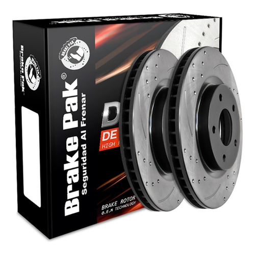 Disco De Freno Brakepak Renault Koleos 2.0 - - Precio X Par